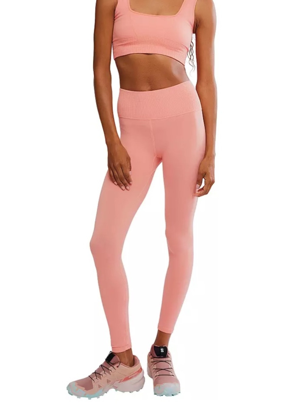 FP Movement melon High-Rise 7/8 Good Karma Leggings